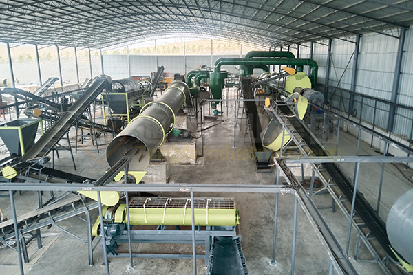 藥渣有機(jī)肥生產(chǎn)線